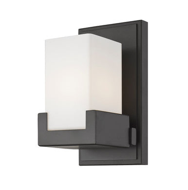 Z-Lite Peak 1 Light Wall Sconce in Bronze 1920-1S-BRZ-LED