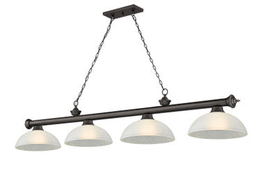 Z-Lite Cordon 4 Light Billiard in Bronze 2306-4BRZ-DWL14