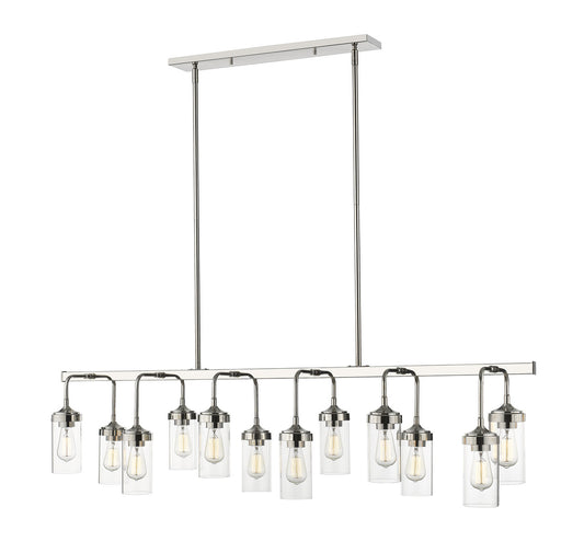 Z-Lite Calliope Pendant in Polished Nickel 617-12L-PN