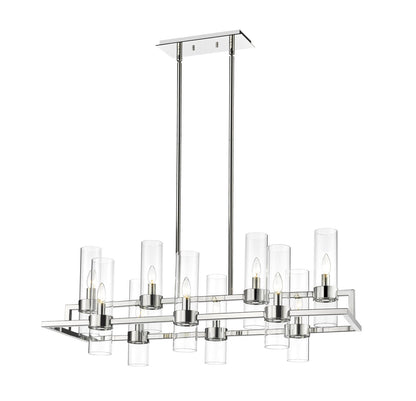 Z-Lite Datus Chandelier in Polished Nickel 4008-10PN