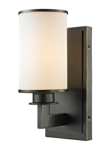 Z-Lite Savannah 1 Light Wall Sconce in Olde Bronze 413-1S