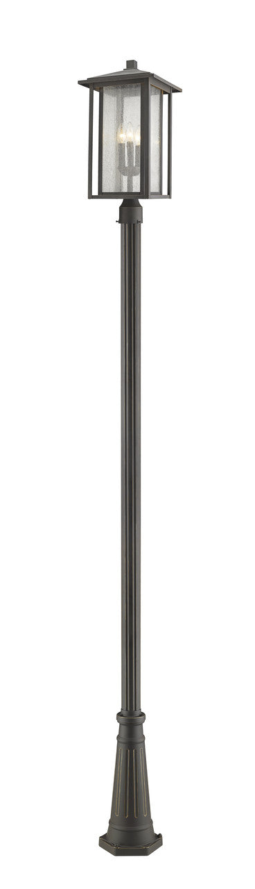 Z-Lite Aspen Outdoor Post Mounted Fixture in Oil Rubbed Bronze 554PHXLR-519P-ORB