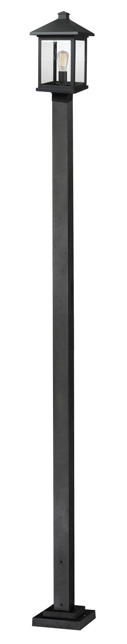 Z-Lite Portland Outdoor Post Mounted Fixture in Black 531PHBS-536P-BK