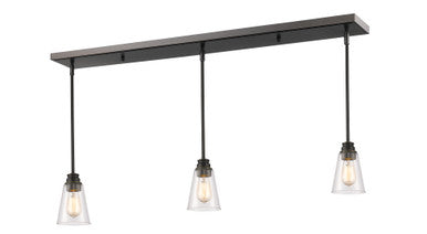 Z-Lite Annora 3 Light Linear Chandelier in Olde Bronze 428MP-3OB