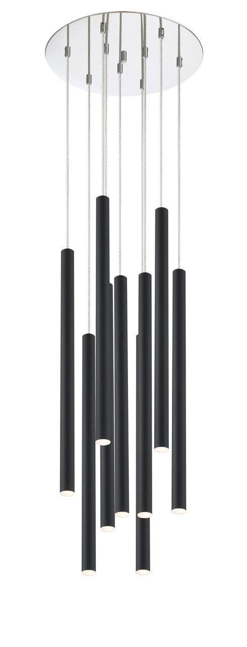 Z-Lite Forest Chandelier in Chrome 917MP24-MB-LED-9RCH