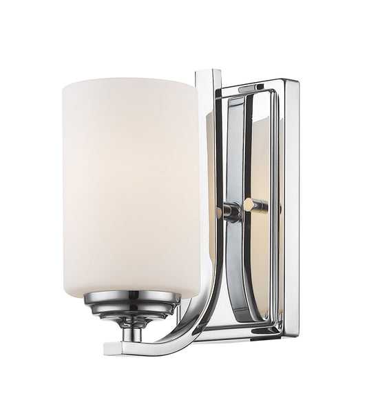 Z-Lite Bordeaux 1 Light Wall Sconce in Chrome 435-1S-CH