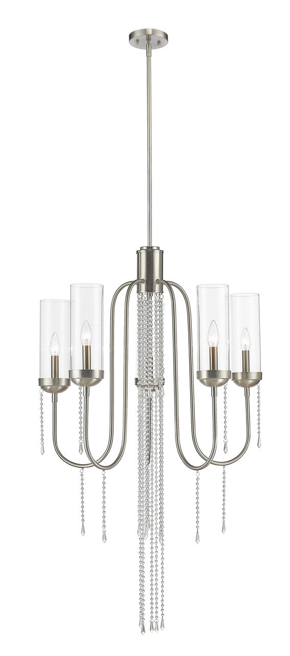 Z-Lite Siena Chandelier in Brushed Nickel 433-5BN