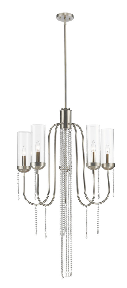 Z-Lite Siena Chandelier in Brushed Nickel 433-5BN