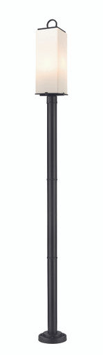 Z-Lite Sana 3 Light Outdoor Post Mounted Fixture in Black 593PHBR-567P-BK