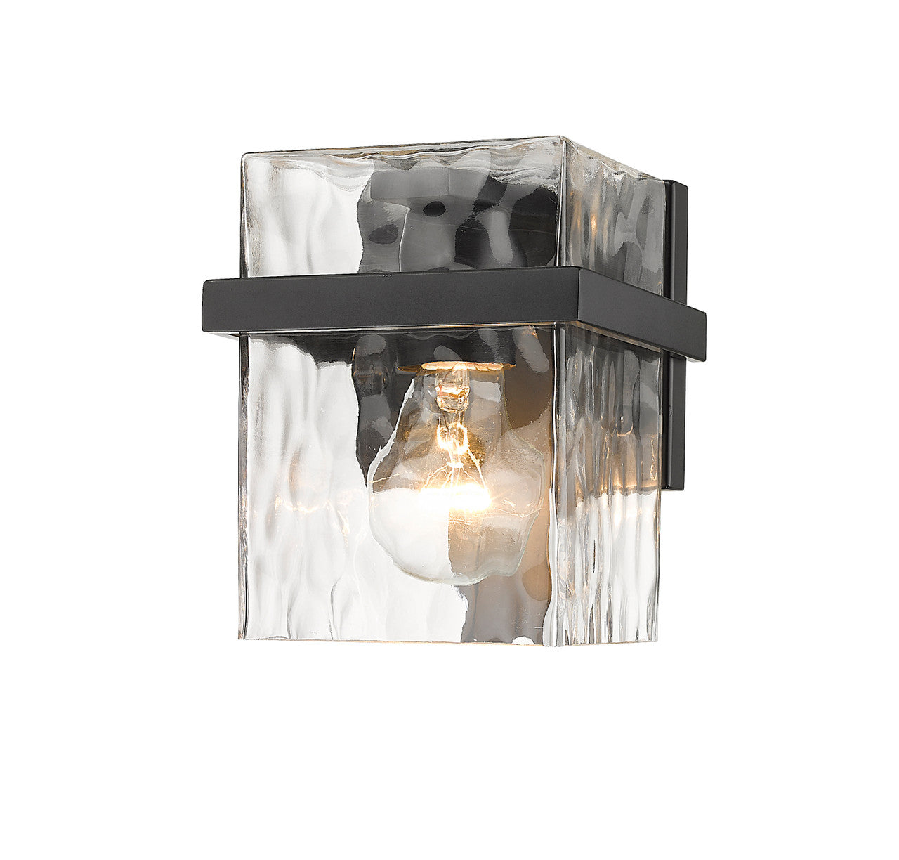 Z-Lite Bennington 1 Light Wall Sconce in Matte Black 1938-1S-MB