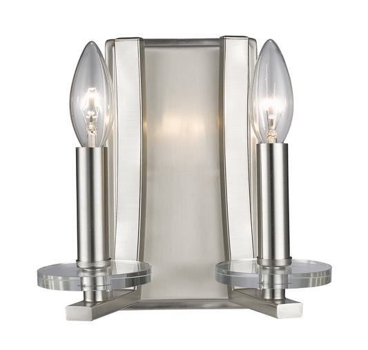 Z-Lite Verona Wall Sconce in Brushed Nickel 2010-2S-BN