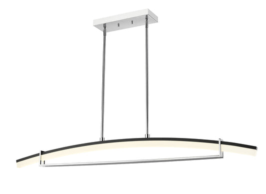 Z-Lite Arc Chandelier in Chrome 620-56-CH-LED