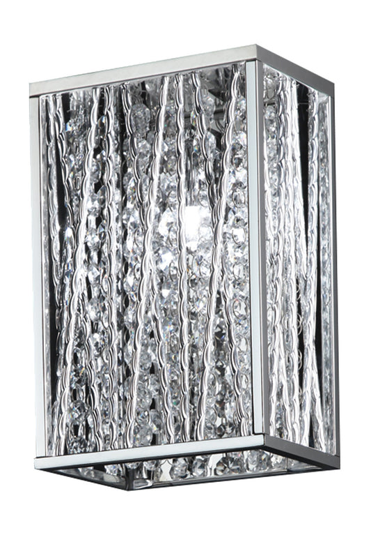 Z-Lite Terra 1 Light Wall Sconce in Chrome 872CH-1S-LED