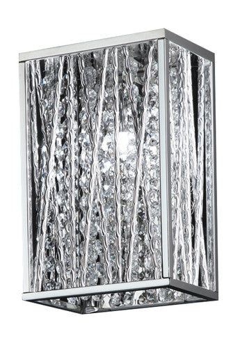 Z-Lite Terra 1 Light Wall Sconce in Chrome 872CH-1S-LED