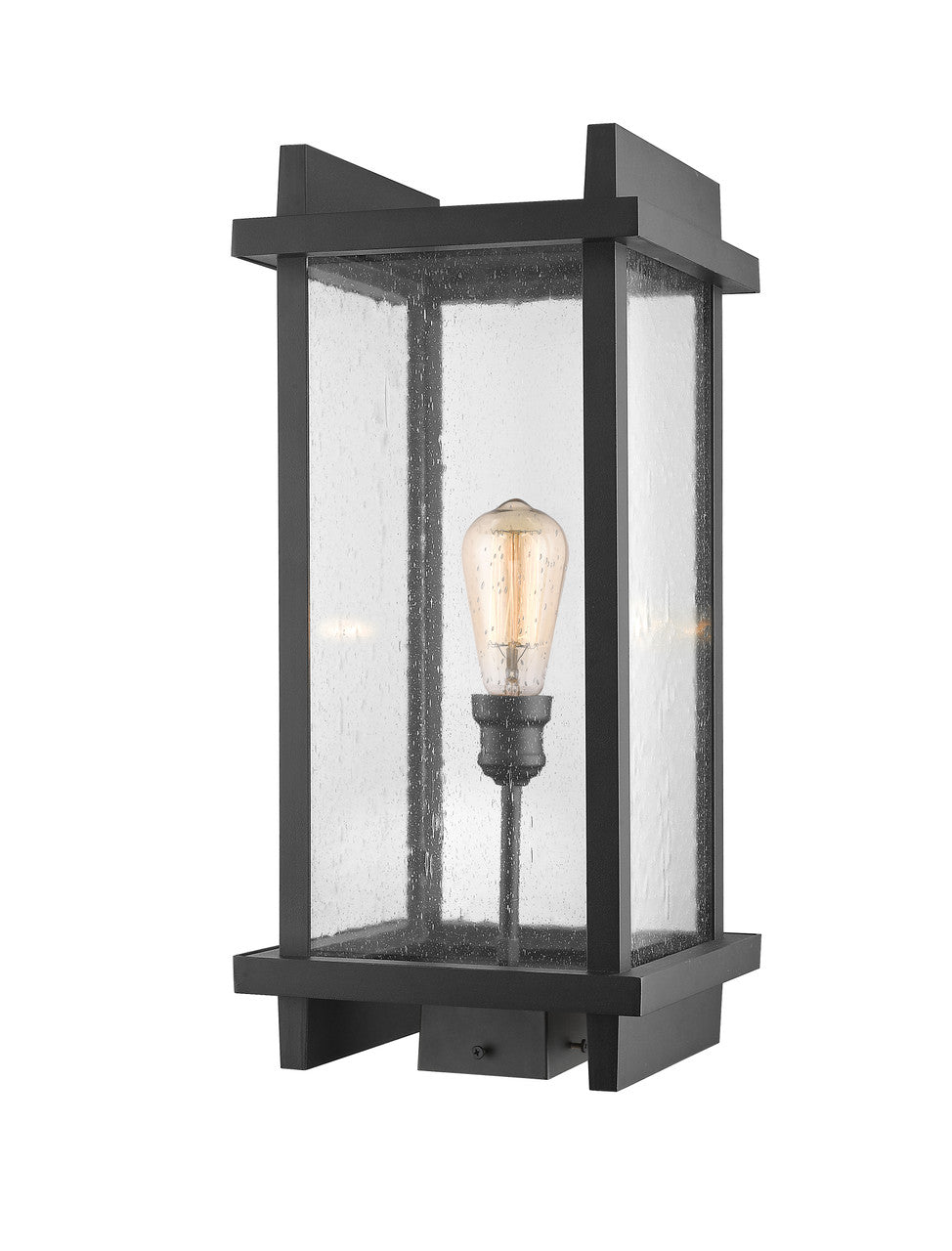 Z-Lite Fallow Outdoor Post Mount Fixture in Black 565PHBS-BK