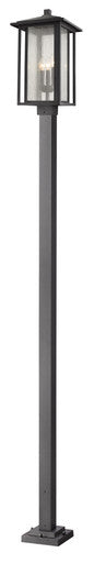 Z-Lite Aspen 3 Light Outdoor Post Mounted Fixture in Black 554PHXLS-536P-BK