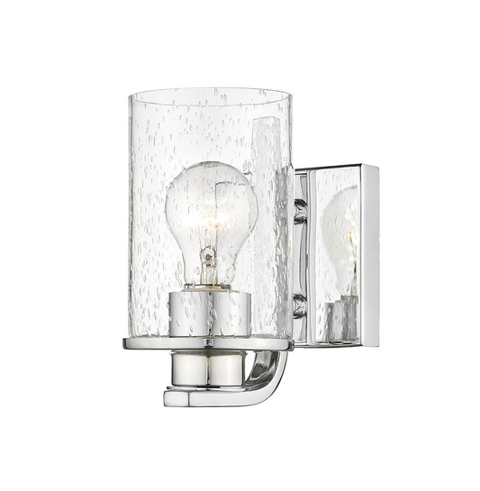 Z-Lite Beckett 1 Light Wall Sconce in Chrome 492-1S-CH