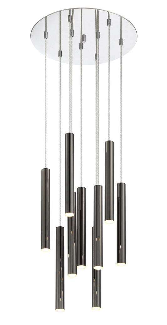 Z-Lite Forest Chandelier in Chrome 917MP12-PBL-LED-9RCH