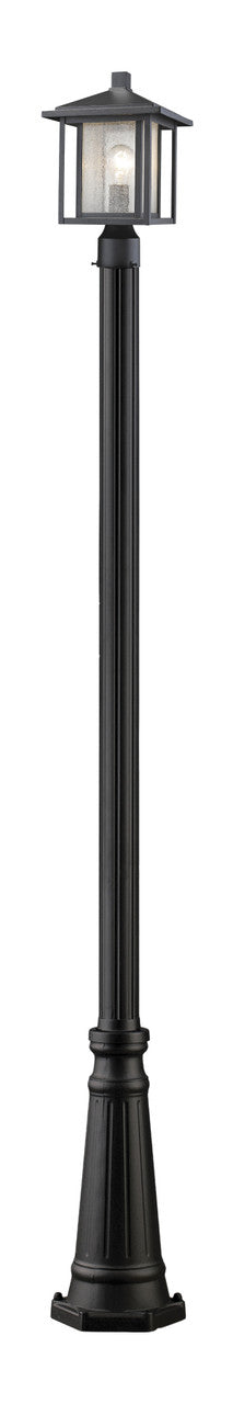 Z-Lite Aspen Outdoor Post Mounted Fixture in Black 554PHM-519P-BK