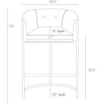 Arteriors Home Calvin Counter Stool 2763