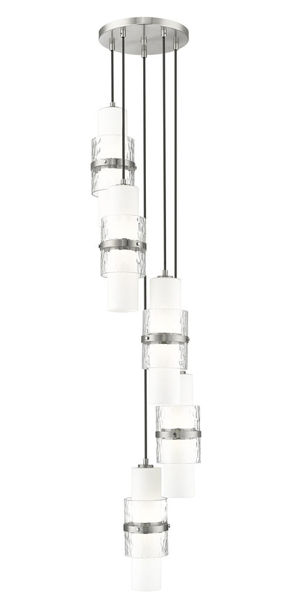 Z-LITE Cayden 5 Light Chandelier in Brushed Nickel 1946P-5R-BN