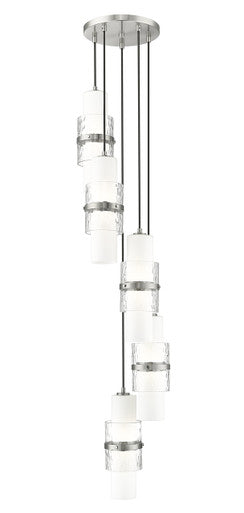 Z-Lite Cayden 5 Light Chandelier in Brushed Nickel 1946P-5R-BN