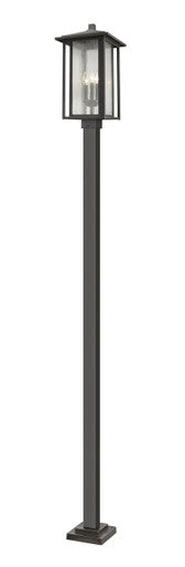 Z-Lite Aspen 3 Light Outdoor Post Mounted Fixture in Oil Rubbed Bronze 554PHXLS-536P-ORB