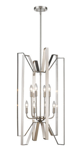 Z-Lite Marsala 8 Light Pendant in Brushed Nickel 4000-8BN