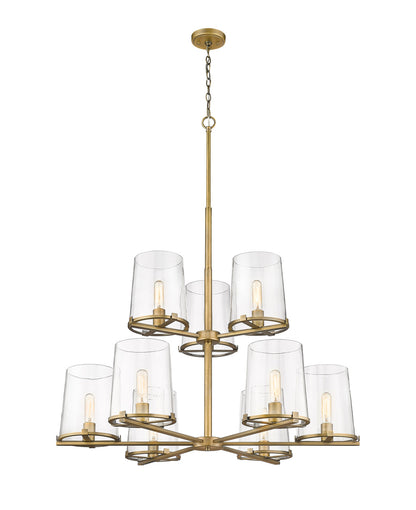 Z-Lite Callista Chandelier in Rubbed Brass 3032-9RB