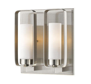 Z-Lite Aideen 1 Light Wall Sconce in Brushed Nickel 6000-2S-BN