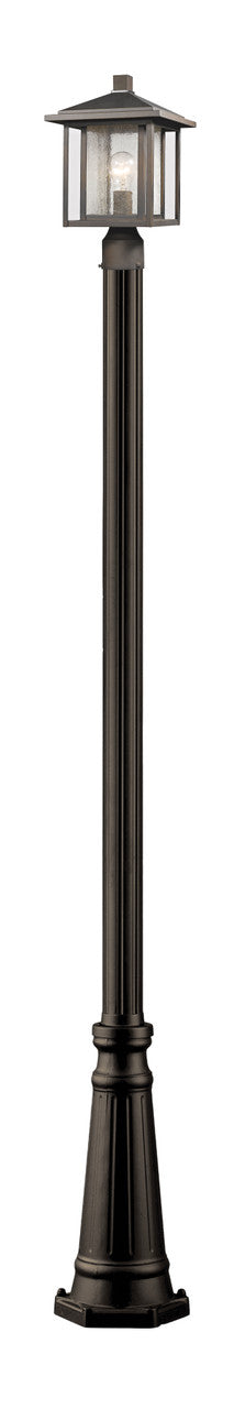 Z-Lite Aspen Outdoor Post Mounted Fixture in Oil Rubbed Bronze 554PHM-519P-ORB