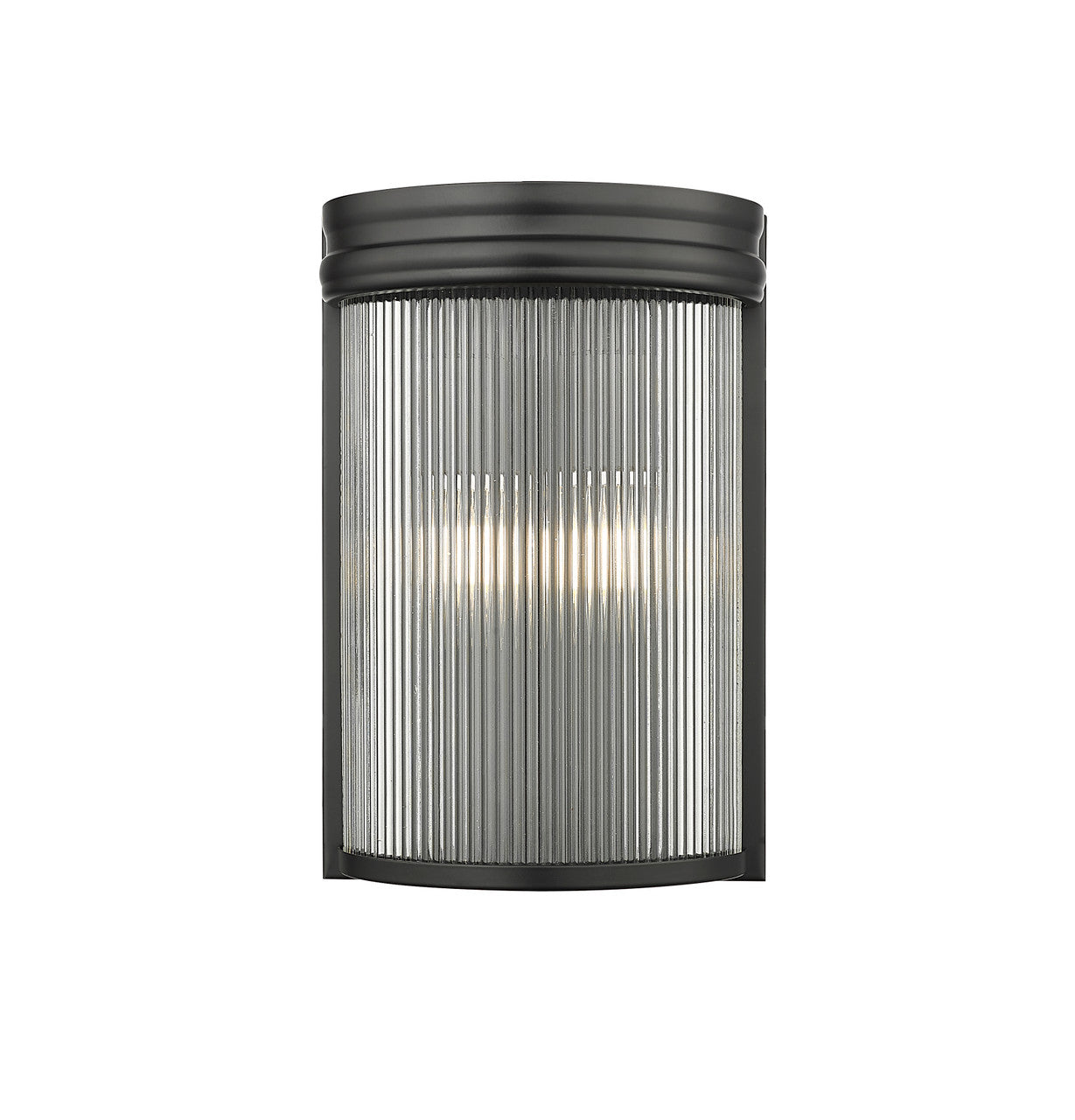 Z-LITE Carnaby 2 Light Wall Sconce in Matte Black 7504-2S-MB