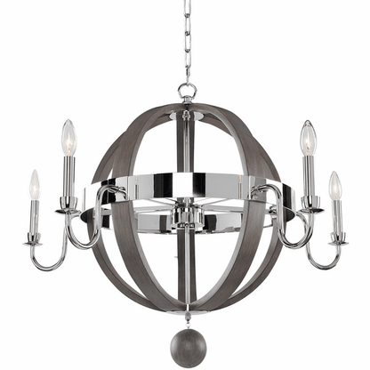 Kalco Sharlow 5 Light Chandelier 300481CH