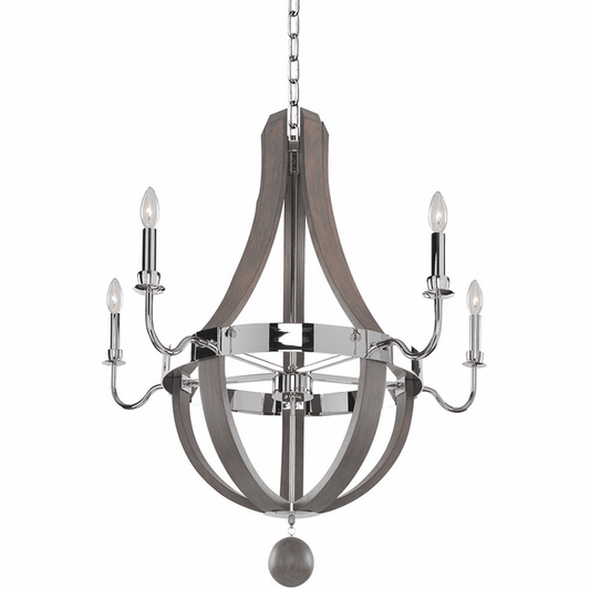 Kalco Sharlow 5 Light Chandelier 300482CH