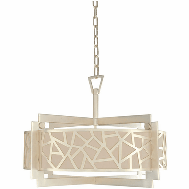 Kalco Miramar 26 Inch Convertible Pendant - Semi Flush Mount 303553RS