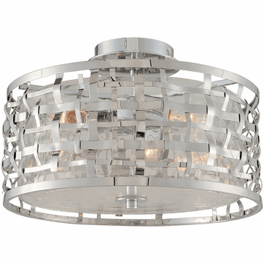 Kalco Bridgeport 3 Light Semi Flush Mount 308740SL