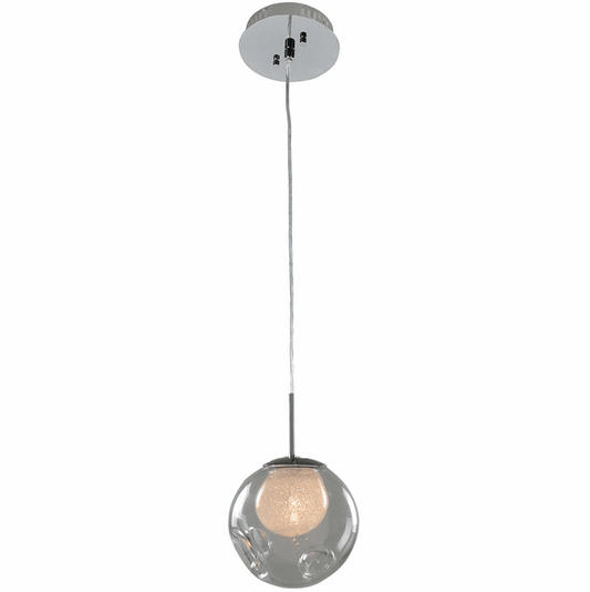 Kalco Meteor 1 Light Mini Pendant 309510CH/CLEAR