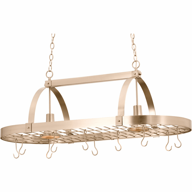 Kalco Contemporary 2 Light Pot Rack 3617SN