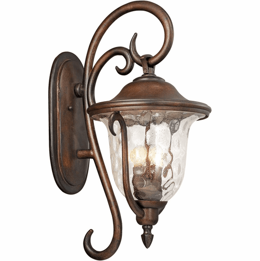 Kalco Santa Barbara Outdoor 2 Light Small Wall Bracket 9001BB