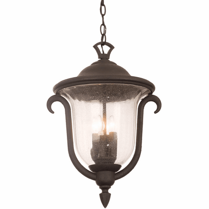 Kalco Santa Barbara Outdoor 3 Light Medium Hanging Lantern 9007BB