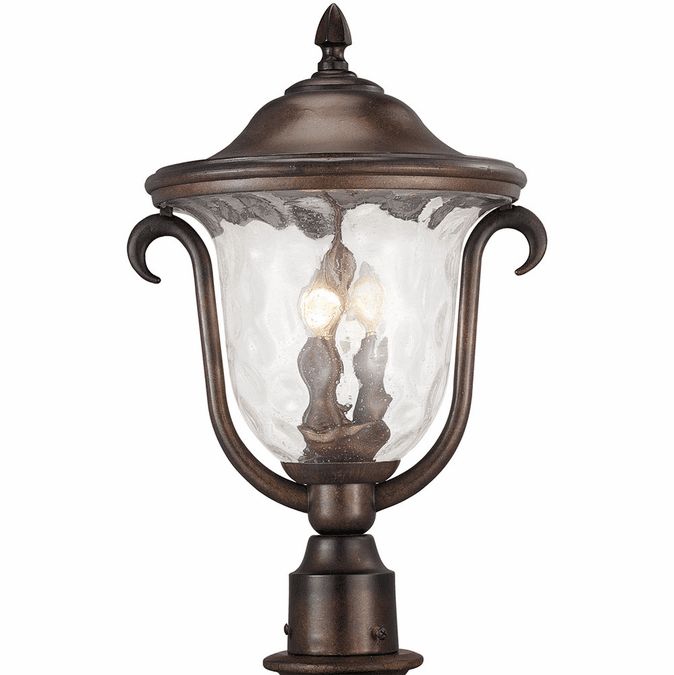 Kalco Santa Barbara Outdoor 3 Light Medium Post Mount Lantern 9012BB