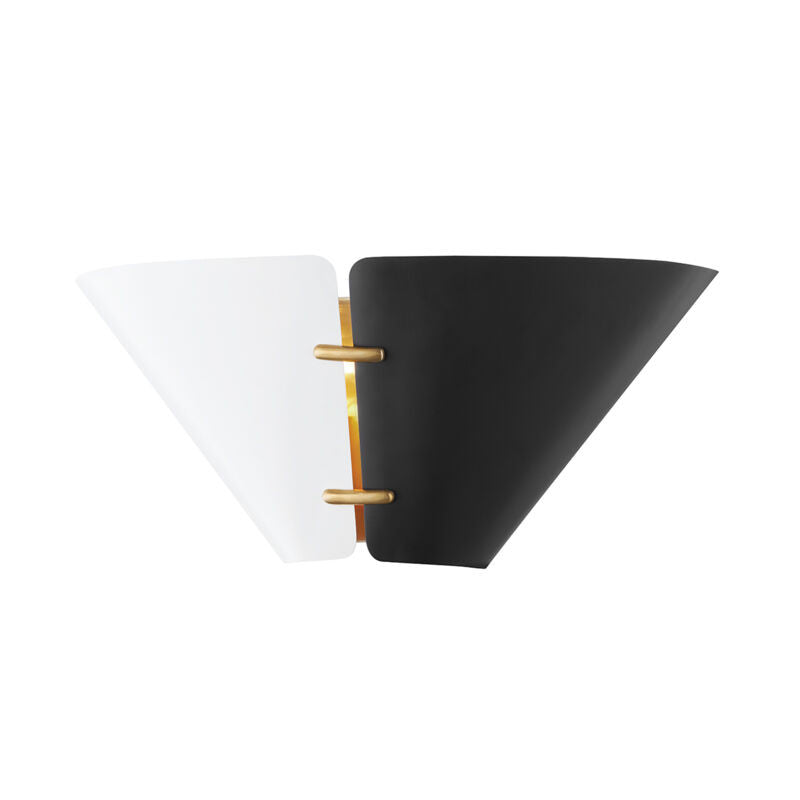 Hudson Valley Lighting Split Wall Sconce in Aged Brass KBS1352102S-AGB