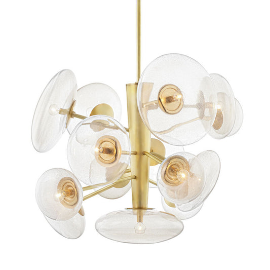 Hudson Valley Lighting Opera Chandelier in Aged Brass KBS1471814-AGB