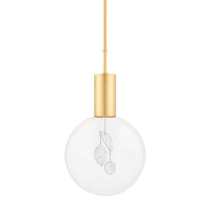 Hudson Valley Lighting Gio Pendant in Aged Brass KBS1875701S-AGB