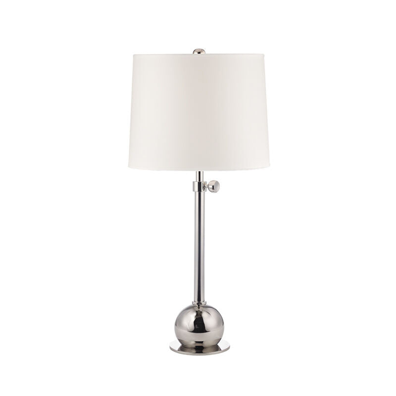 Hudson Valley Lighting Marshall Table Lamp in Polished Nickel L114-PN-WS