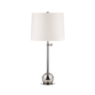 Hudson Valley Lighting Marshall Table Lamp in Polished Nickel L114-PN-WS