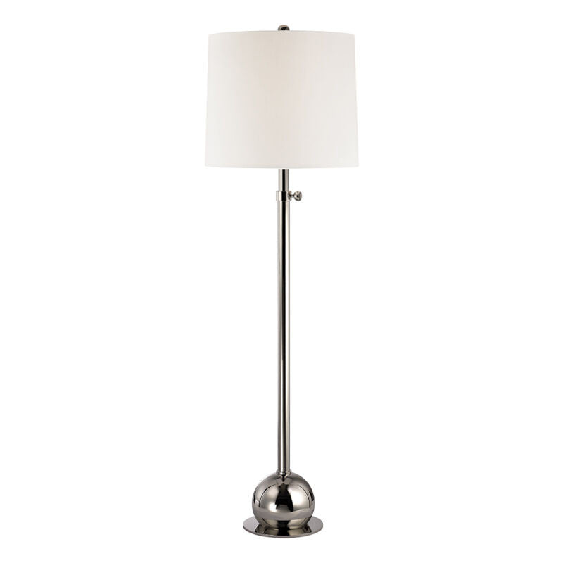 Hudson Valley Lighting Marshall Floor Lamp in Polished Nickel L116-PN-WS