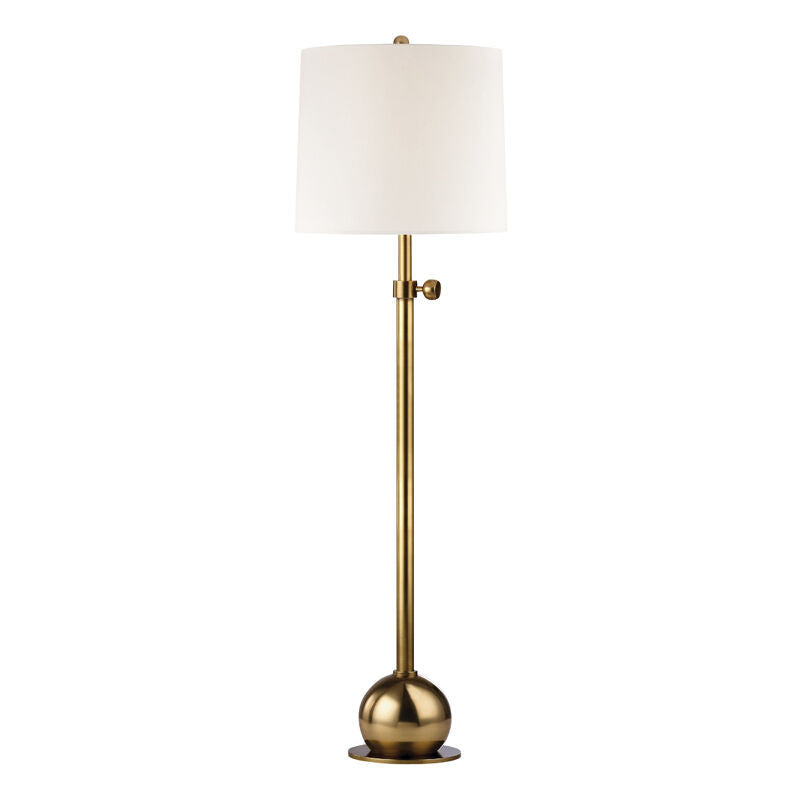 Hudson Valley Lighting Marshall Floor Lamp in Vintage Brass L116-VB-WS