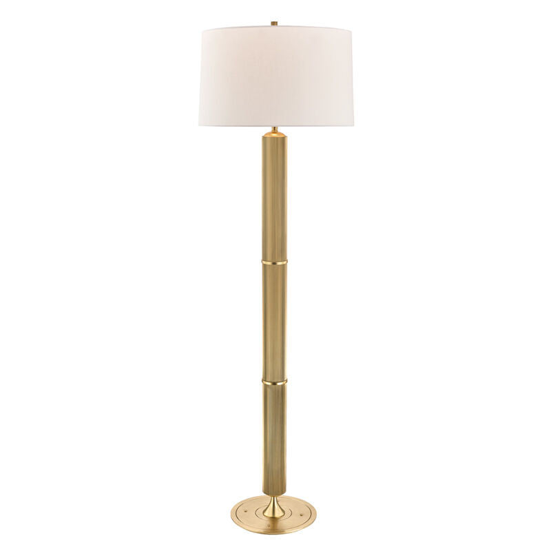 Hudson Valley Lighting Tompkins Floor Lamp in Aged Brass L1189-AGB