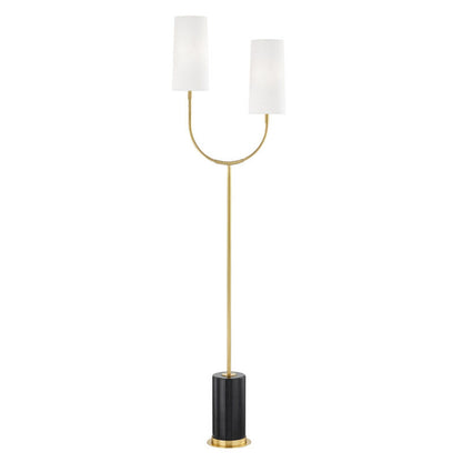 Hudson Valley Lighting Vesper Floor Lamp in Aged Brass L1407-AGB